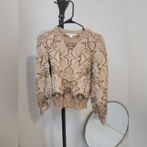 Jonathan Simkhai embellished sweater Sz. X-Small - Picture 1 of 5